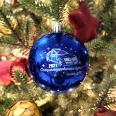 печать на новогодних шарах